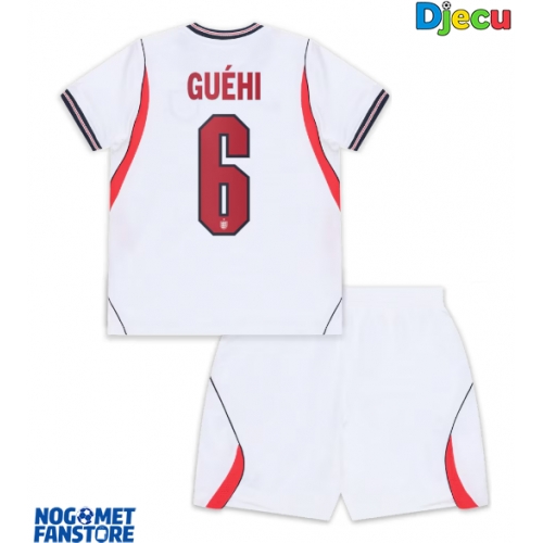 Engleska Marc Guehi #6 Domaci Dres za djecu SP 2026 Kratak Rukav (+ Kratke hlače)